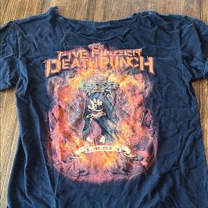 Five Finger Death Punch Band Tee- Black